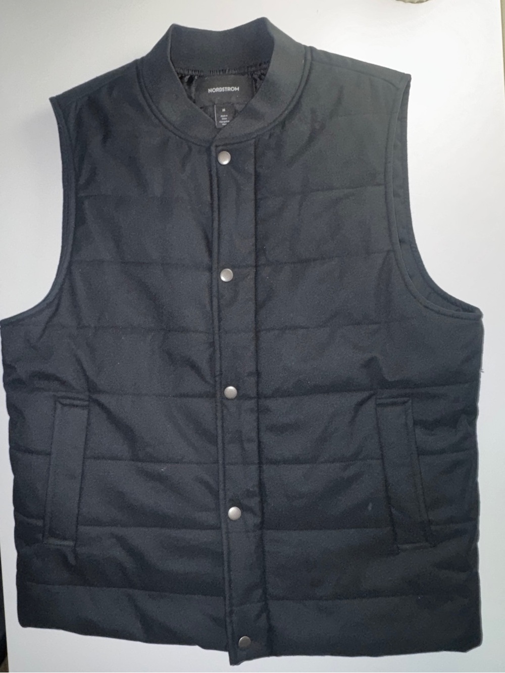 NORDSTROM Signature Quilted Vest-Sz M